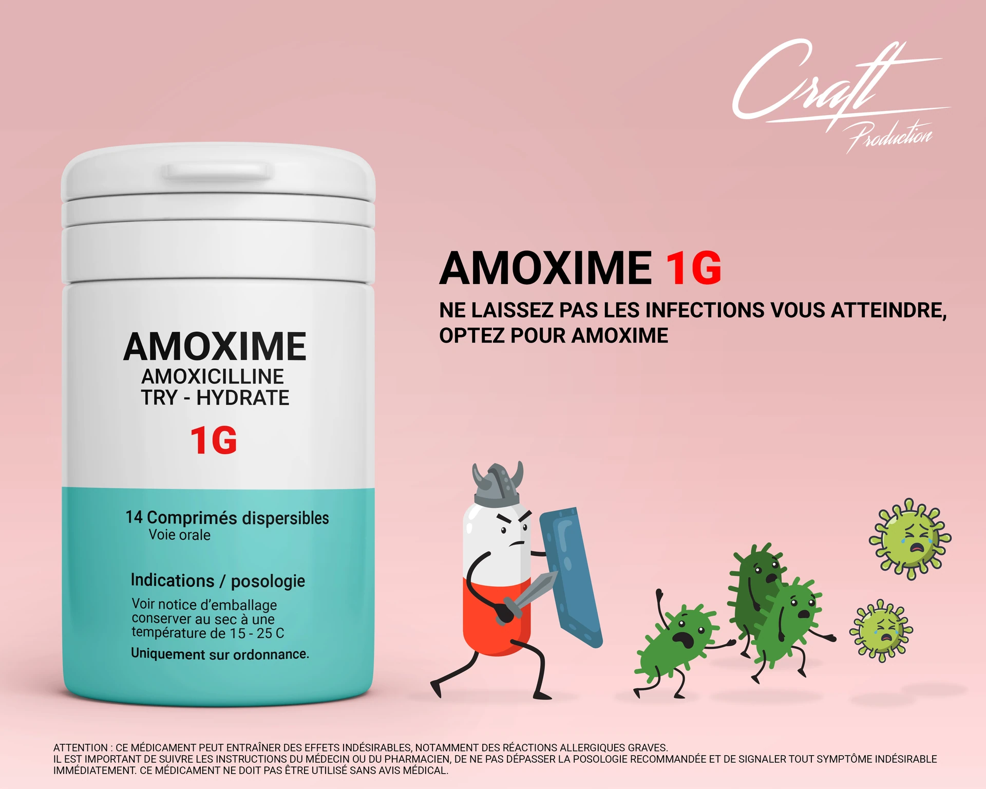 Amoxime — Packaging & advertising