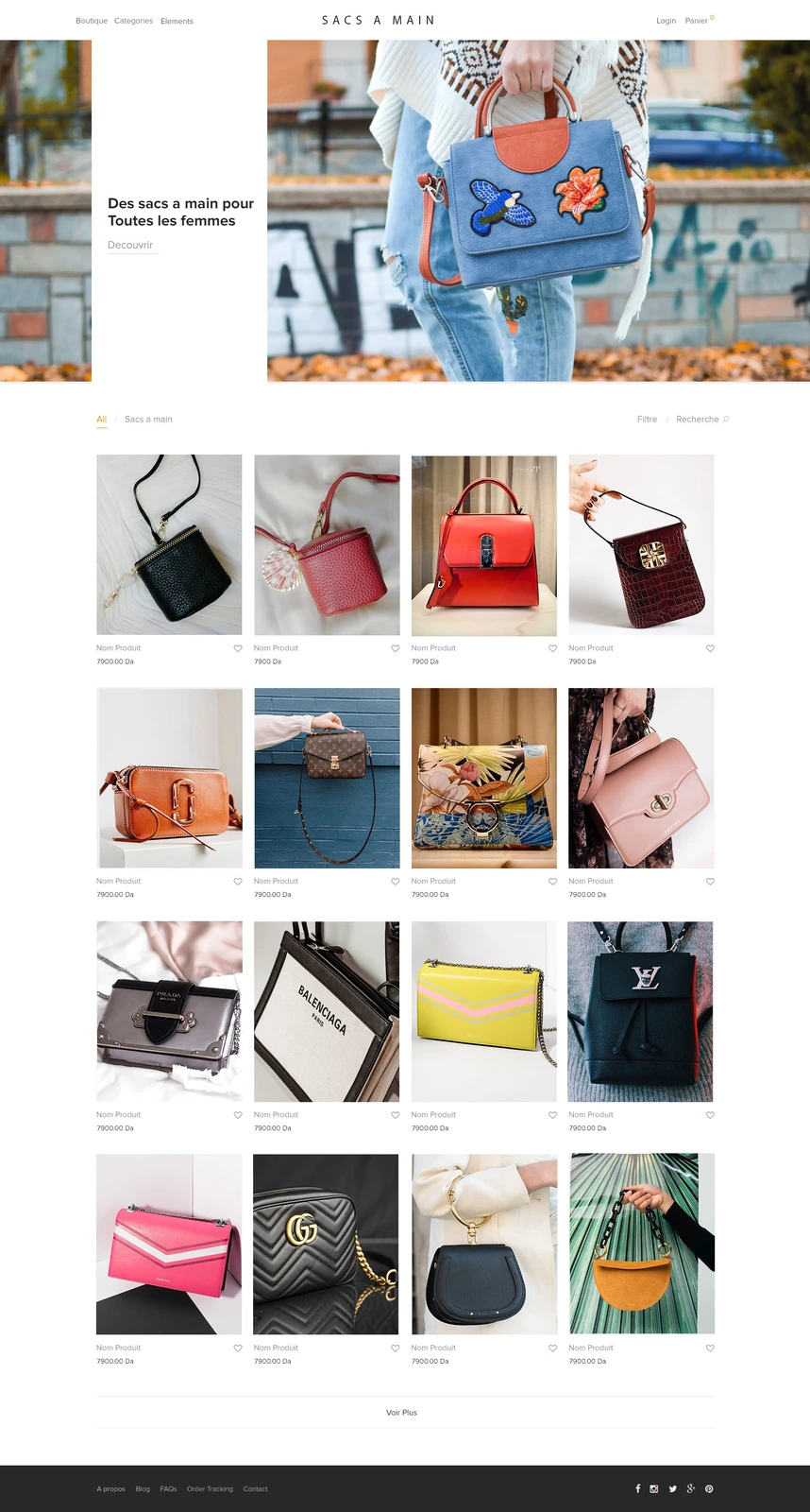 Digital boutiques — E-commerce design