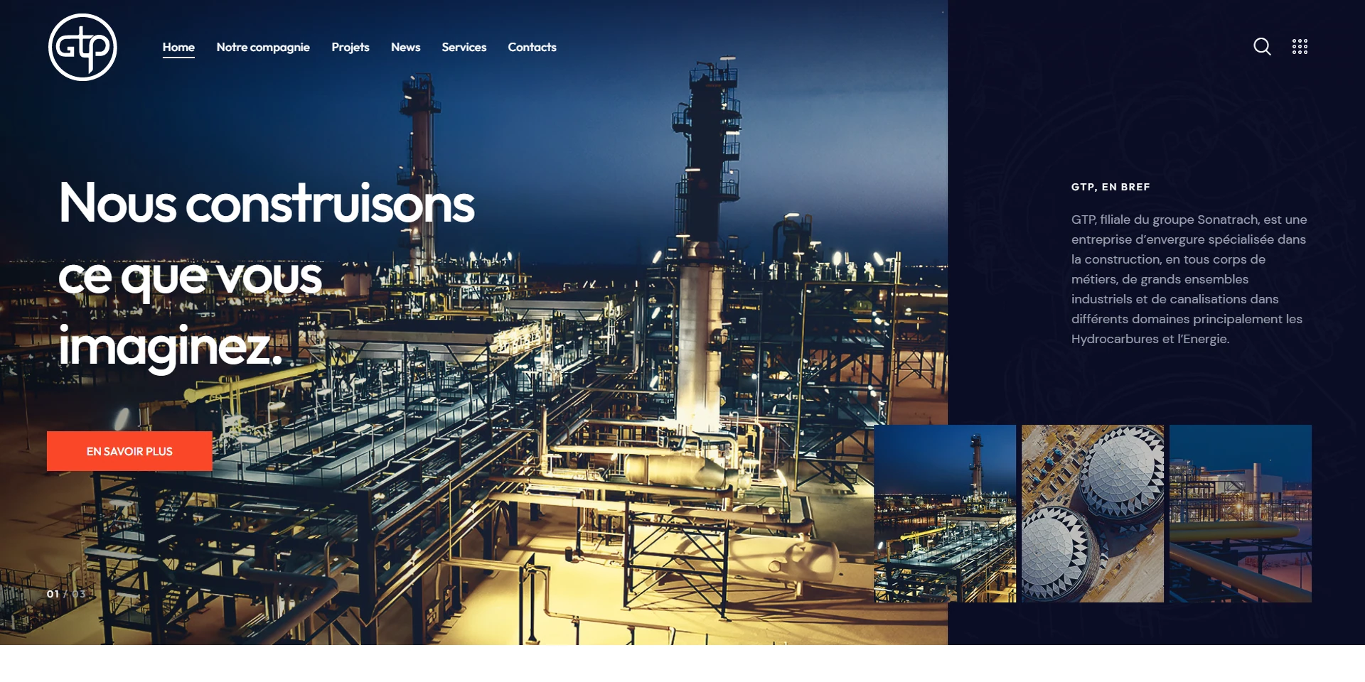 ENGTP — Website design